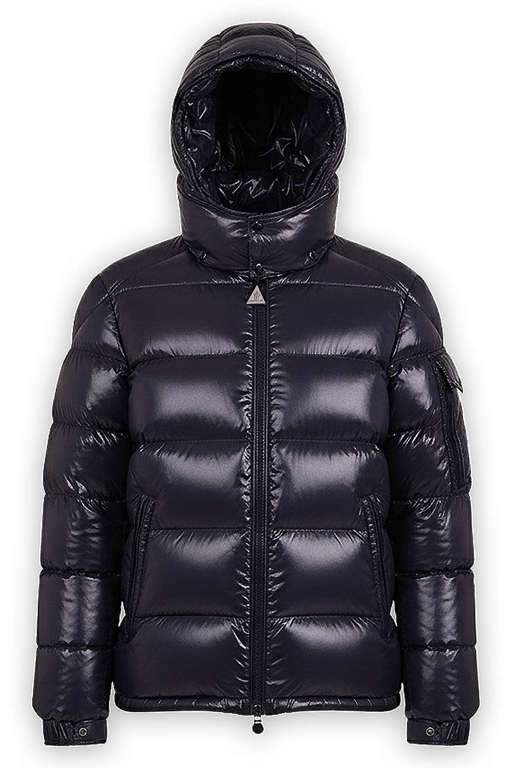 תמונה קידמית של מעיל פוך קצר