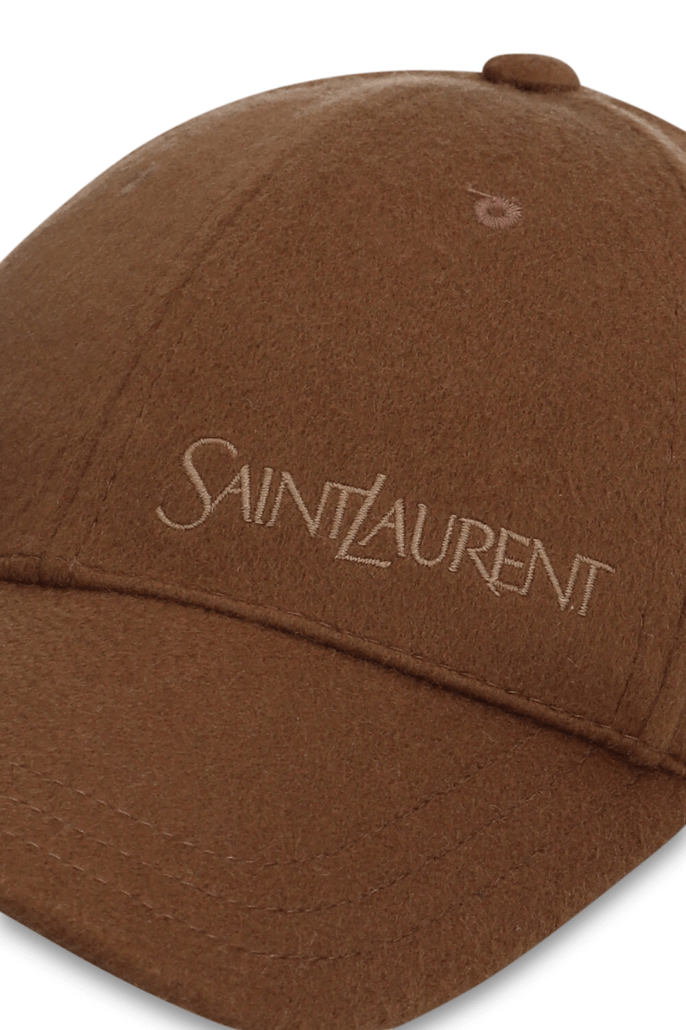 תמונת תקריב של כובע מצחייה קשמיר