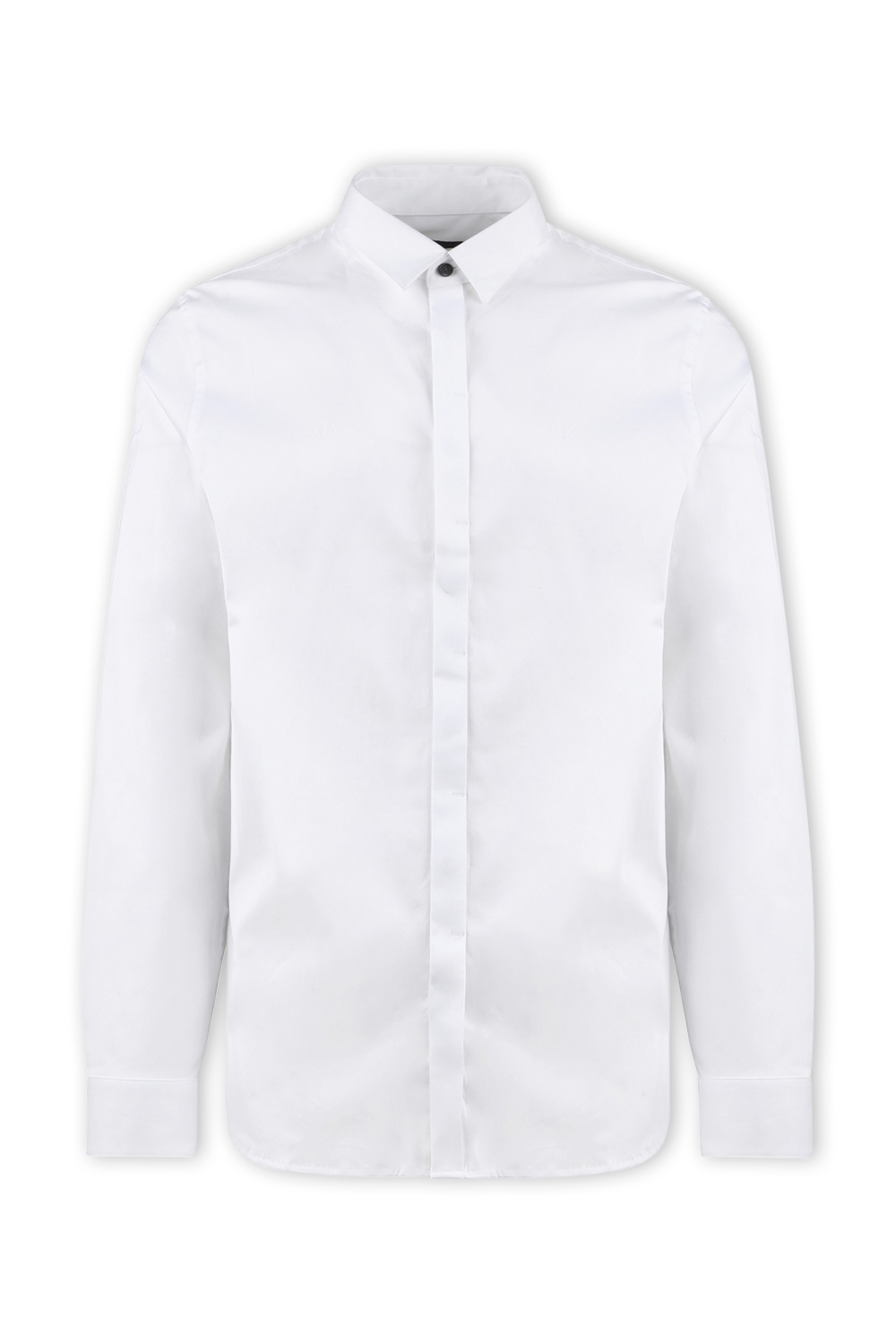 armani white long sleeve shirt