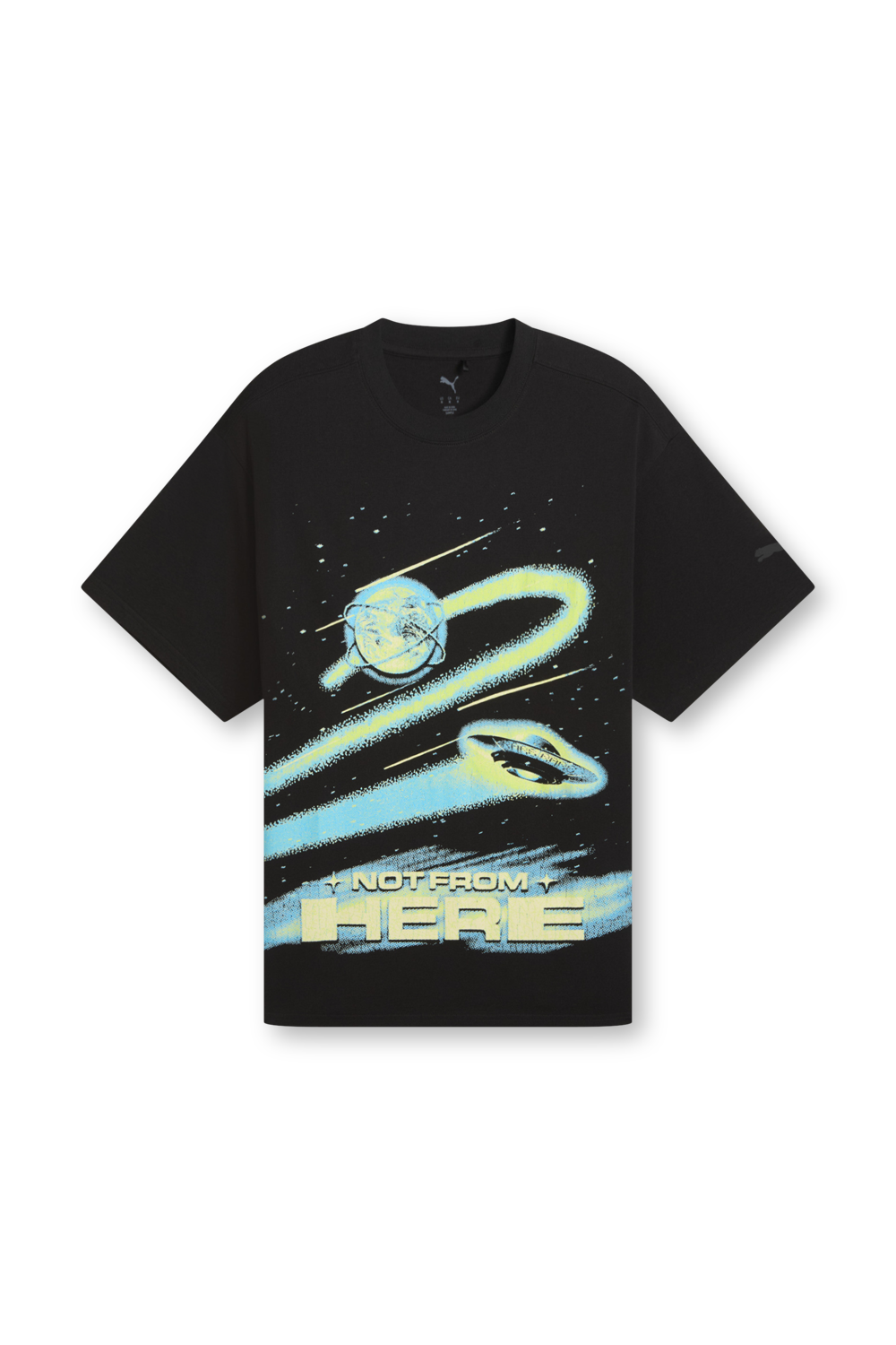 תמונה קידמית של פומה X מלו חולצת טי אוברסייז