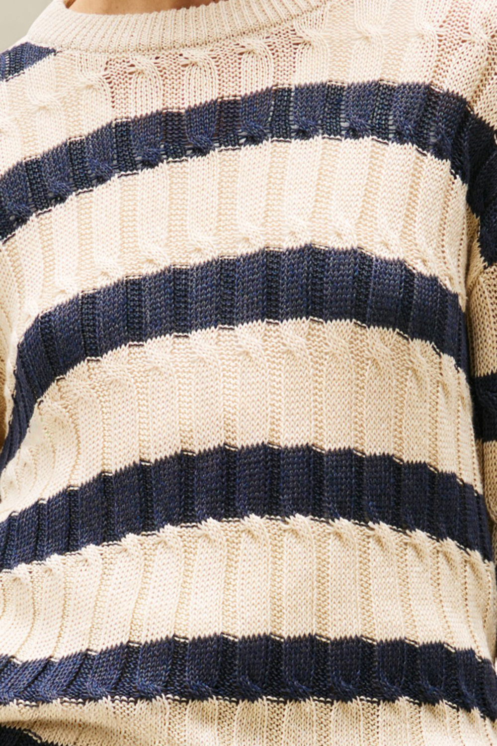 תמונת תקריב דוגמן של סריג פשתן