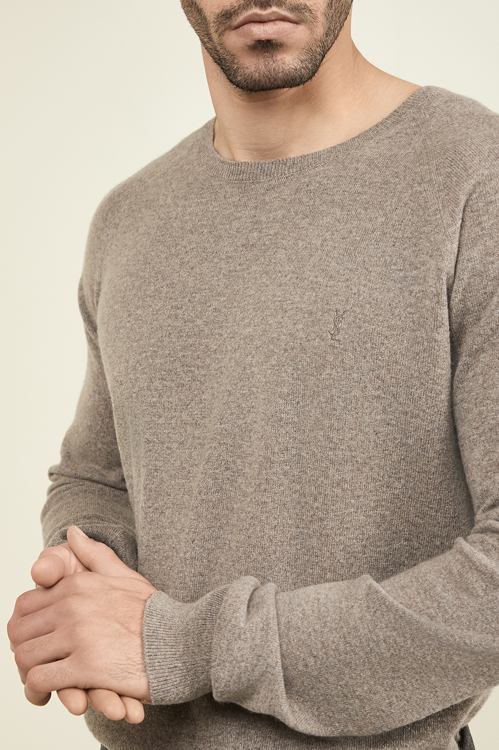 תמונת תקריב דוגמן של סריג קשמיר