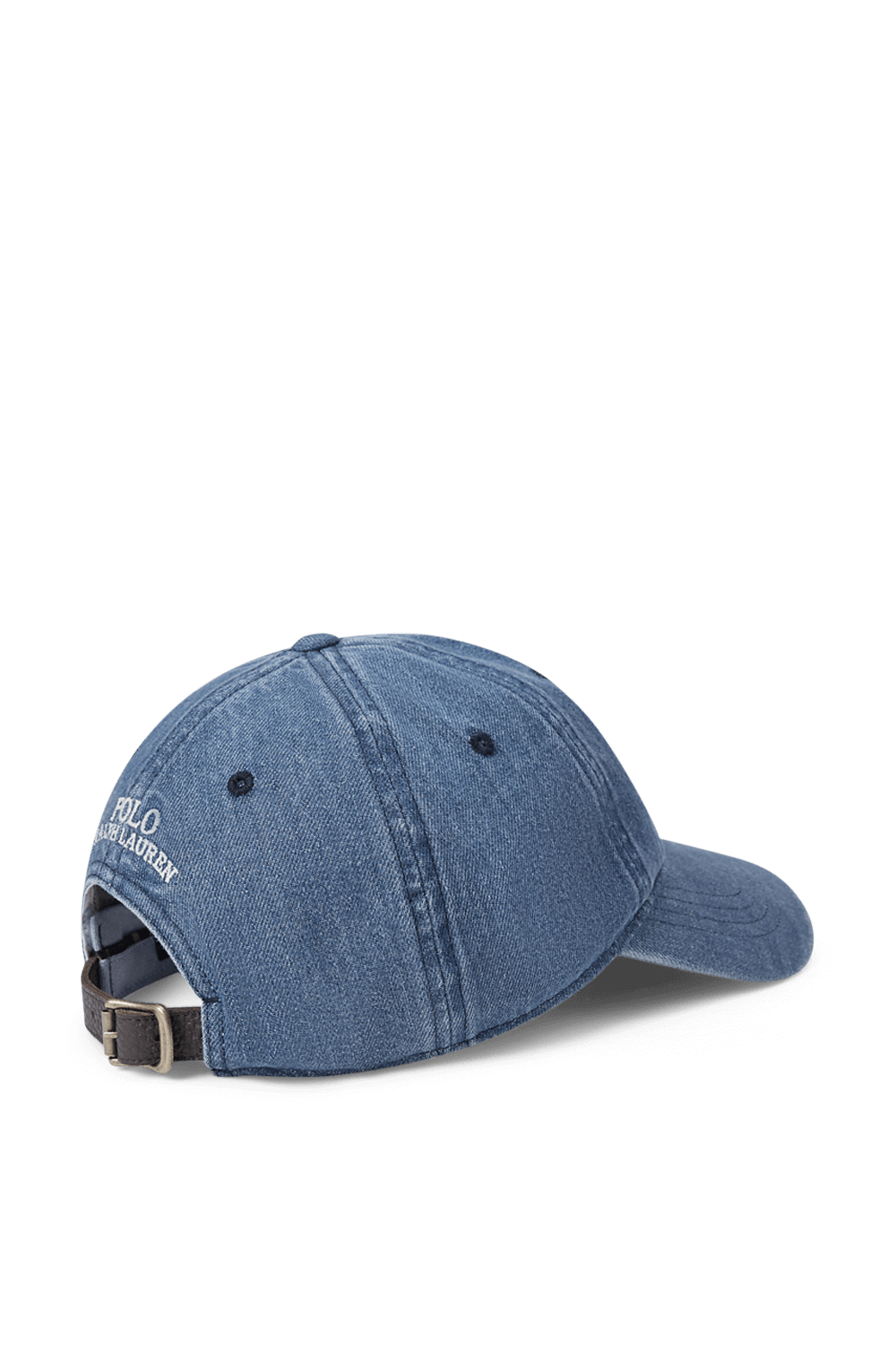 תמונה אחורית של כובע מצחייה ג'ינס