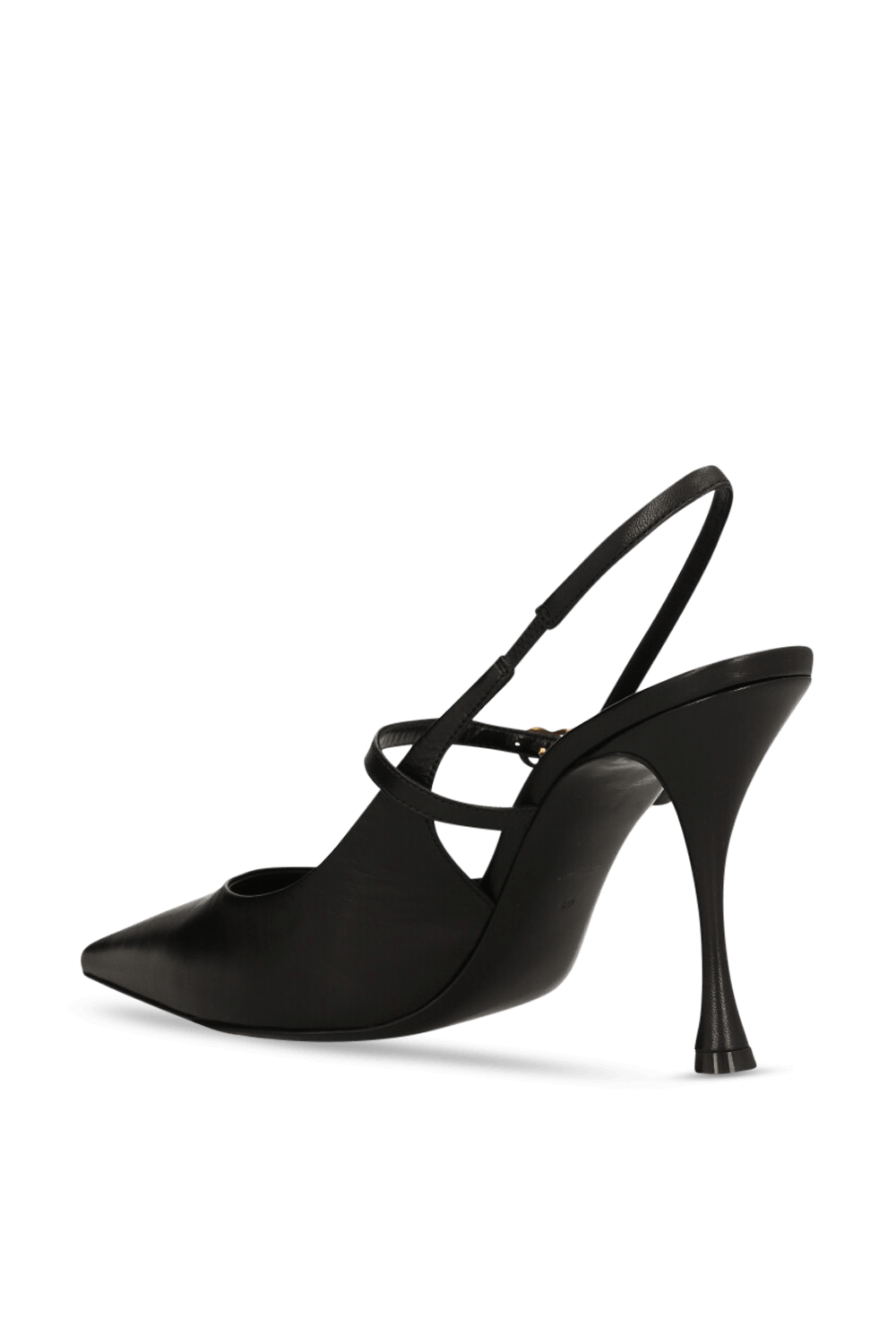 תמונה אחורית של נעלי עקב סלינג בק