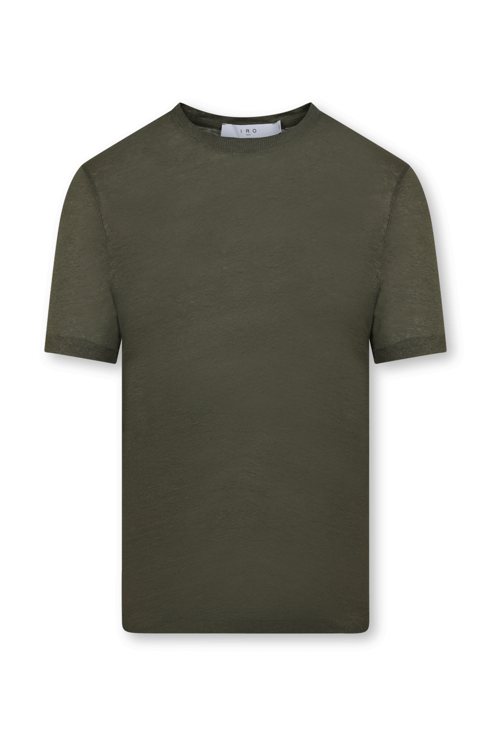 תמונה קידמית של חולצת טי קצרה מפשתן