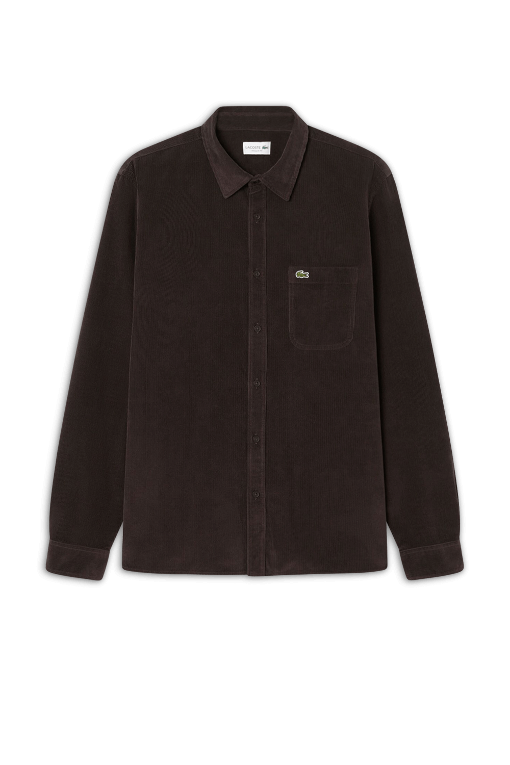 תמונה קידמית של חולצת כפתורים קורדרוי