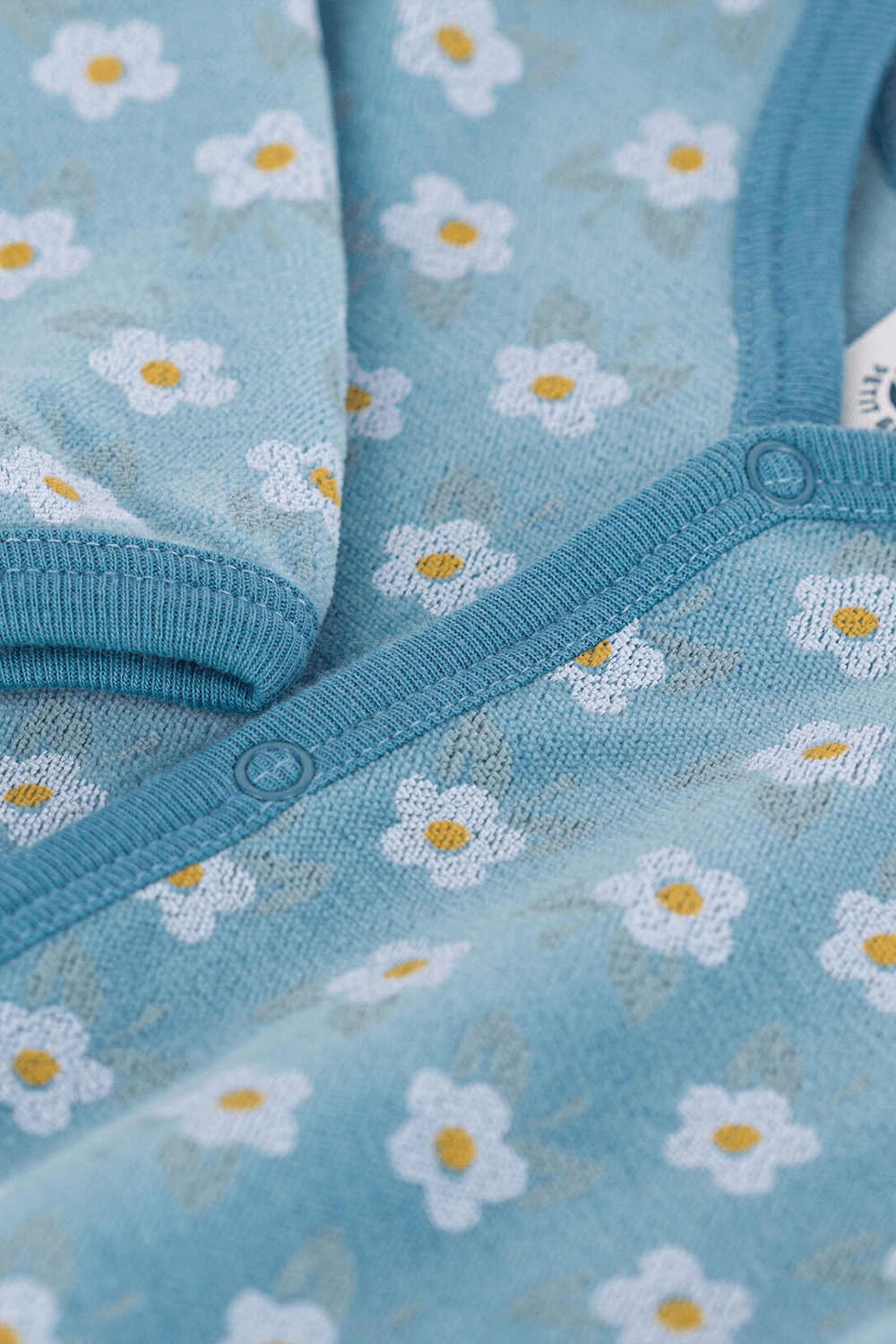 תמונה אחורית של אוברול פיג`מה עם רגליות - גילאי 3-24 חודשים