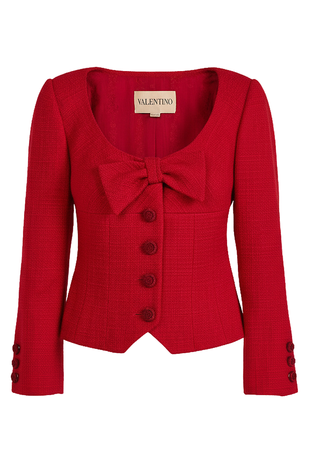 תמונה קידמית של ז'קט צמר