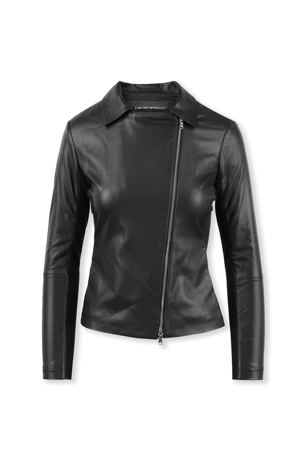 תמונה קידמית של Black Leather Jacket