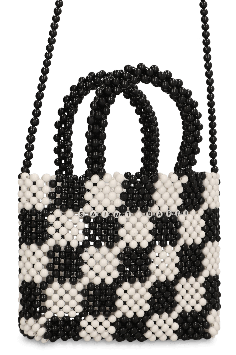 תמונת תקריב של תיק חרוזים סמול