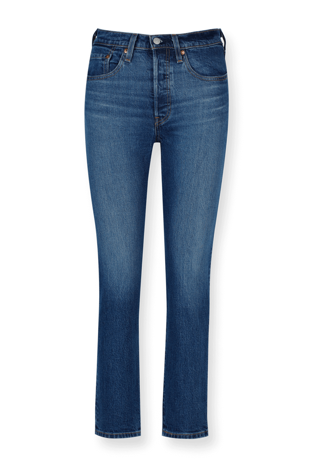 תמונה קידמית של 501 Original Cropped Jeans in Dark Wash