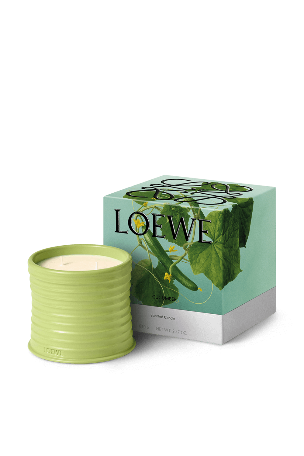 תמונה אחורית של LOEWE Cucumber Medium Scented Candle