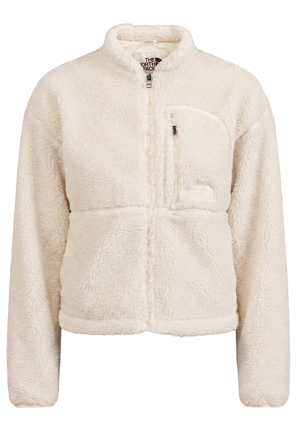 תמונה קידמית של ז'קט פליז בגזרה משוחררת