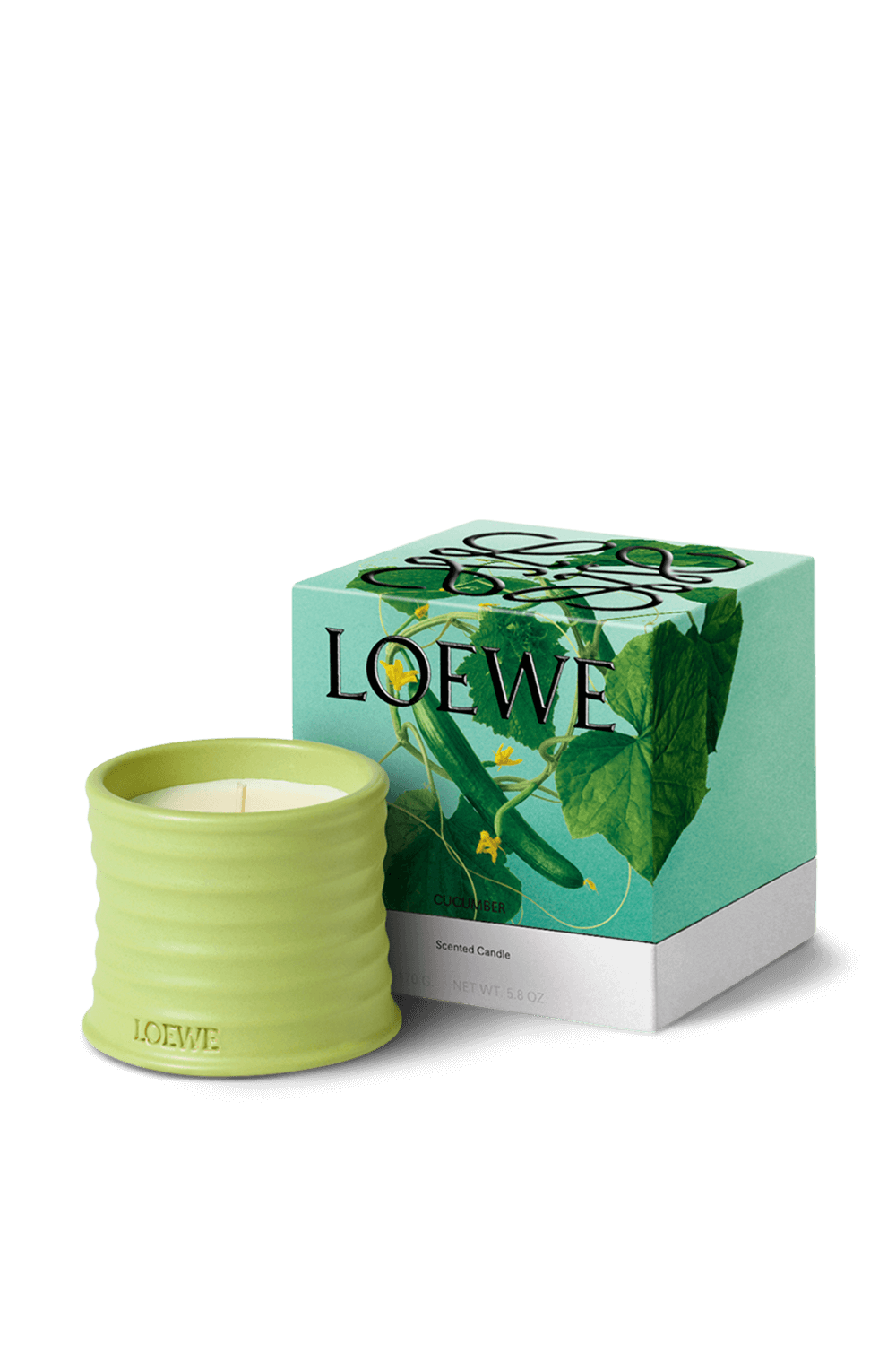 תמונה אחורית של LOEWE Cucumber Small Scented Candle