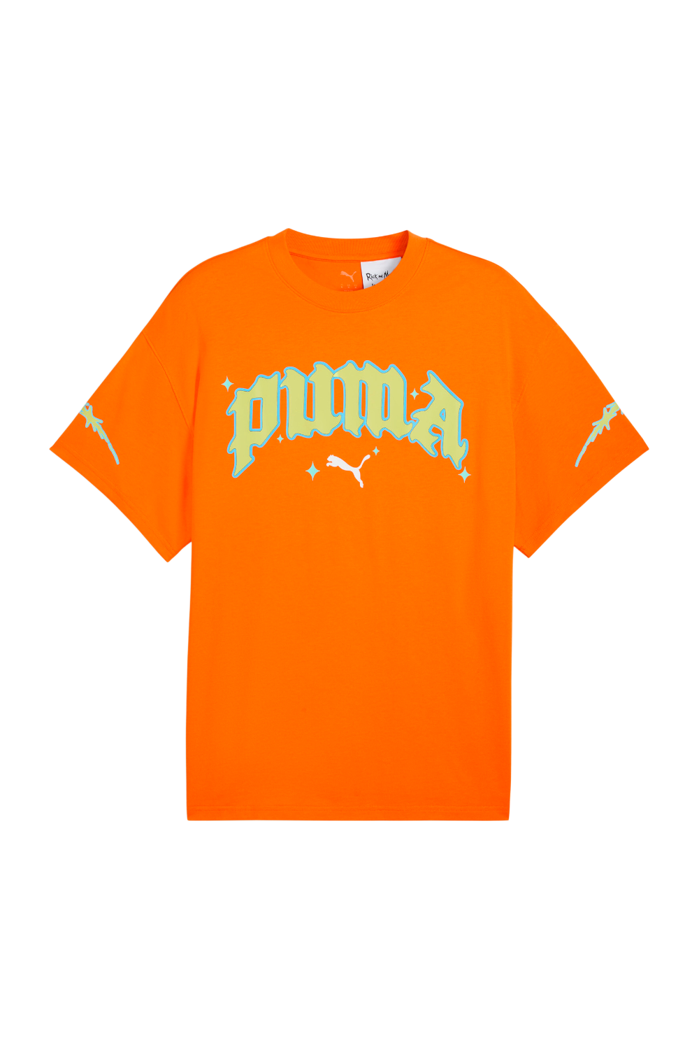 תמונה קידמית של פומה X מלו ריק אנד מורטי חולצת טי