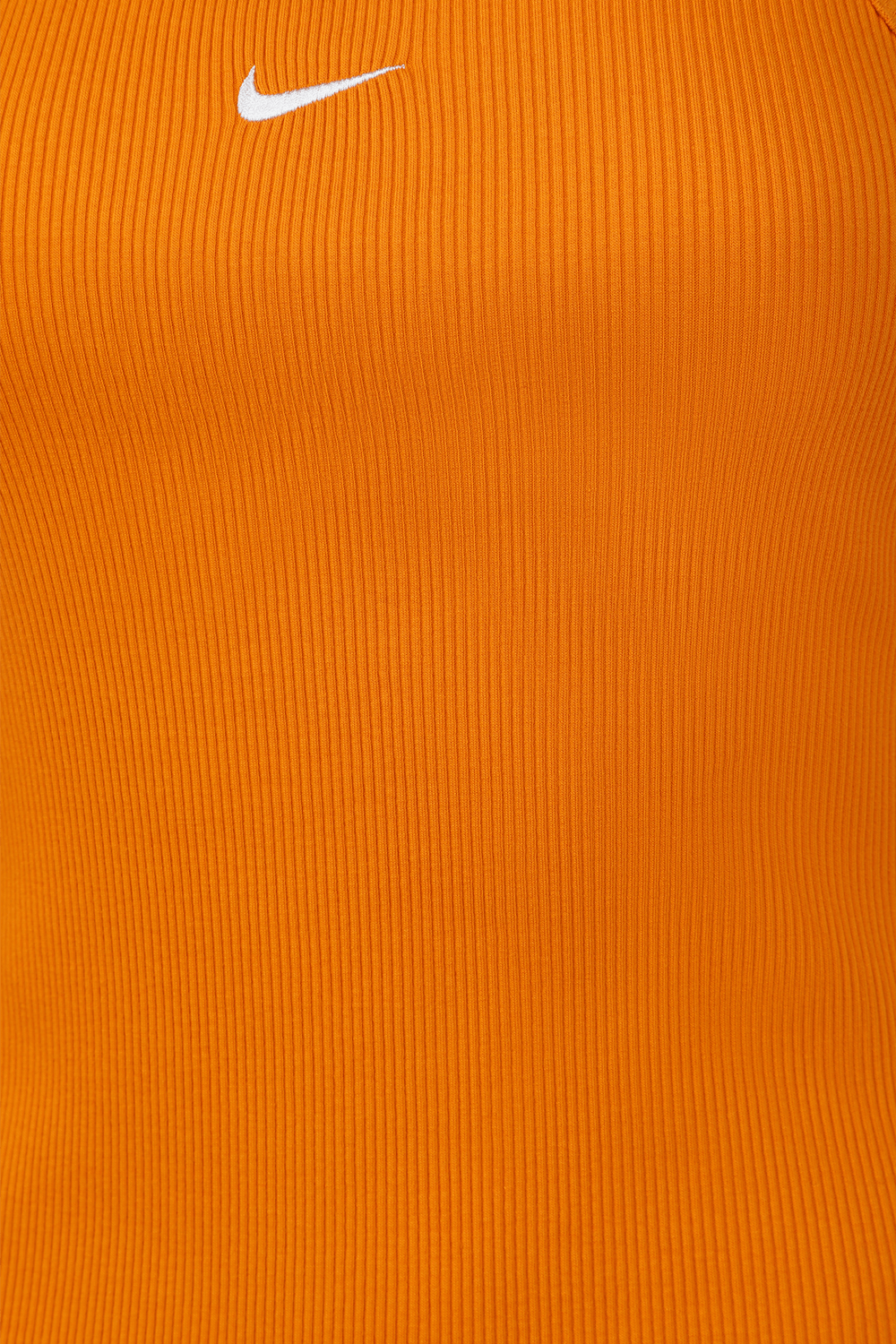 תמונה אחורית של שמלת ריב מיני כתומה