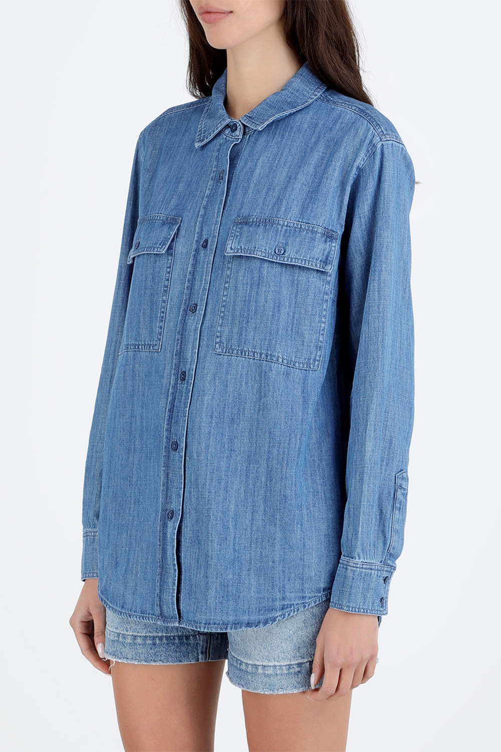 michael kors denim shirt