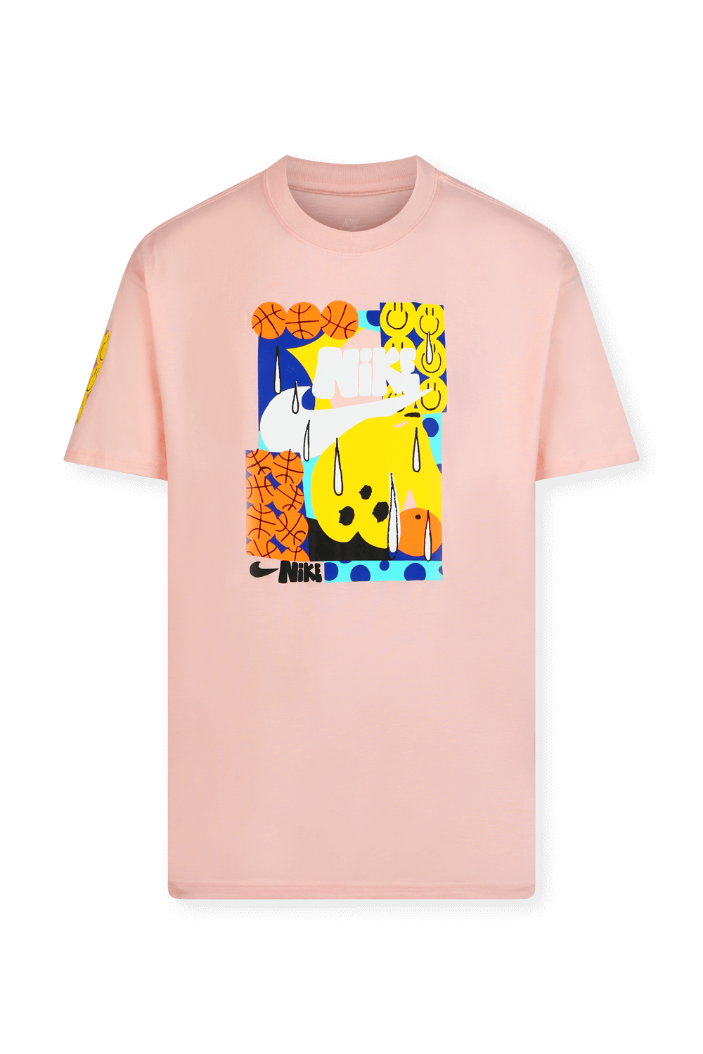 תמונה קידמית של חולצת טי ספורטס וור עם פרינט לוגומאני