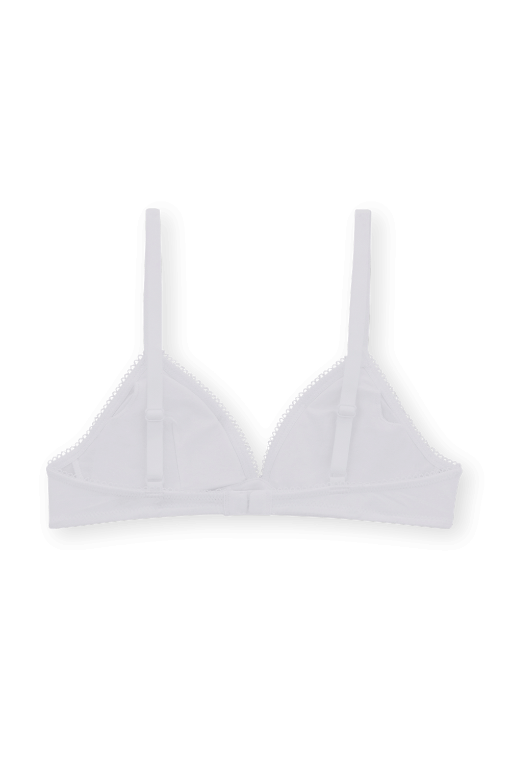 תמונה אחורית של חזייה מרופדת בגזרת משולשים - גילאי 12-18