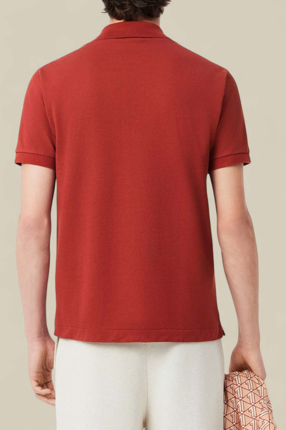 תמונת דוגמן אחורית של חולצת פולו L.12.12 סלים פיט