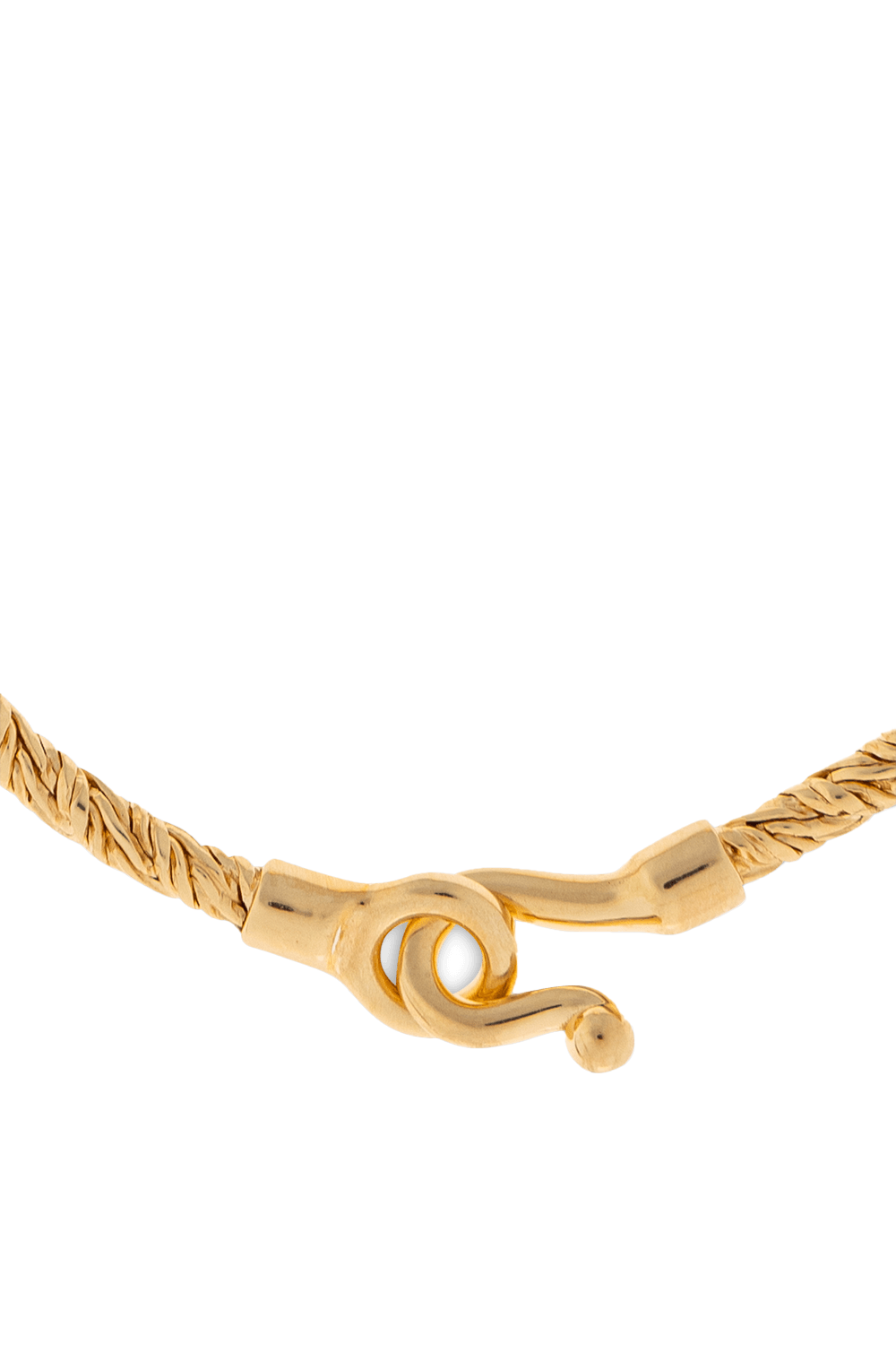 תמונת תקריב של צמיד חבל