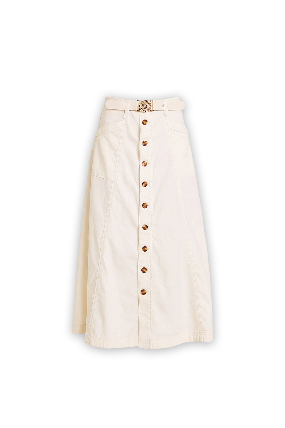 תמונה קידמית של חצאית מקסי לילה