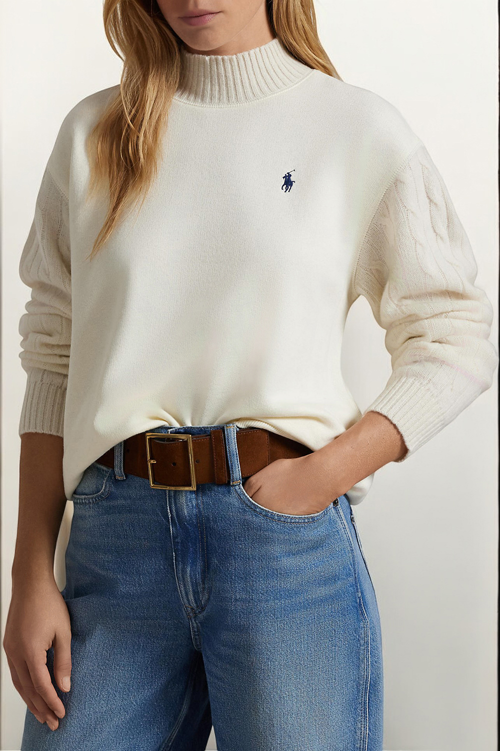 תמונת דוגמן קידמית של סריג כותנה