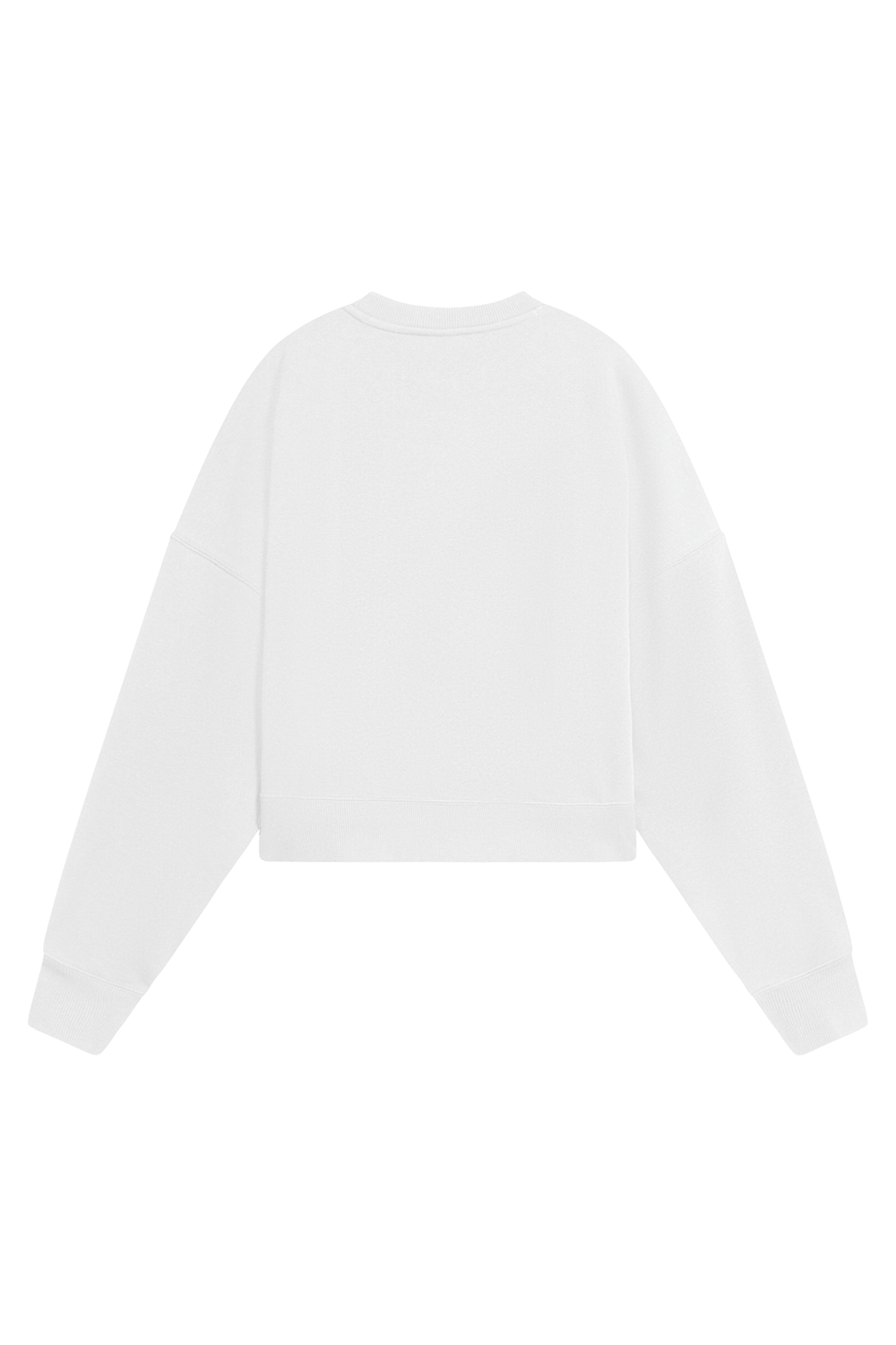 תמונה אחורית של סווטשירט אוברסייז