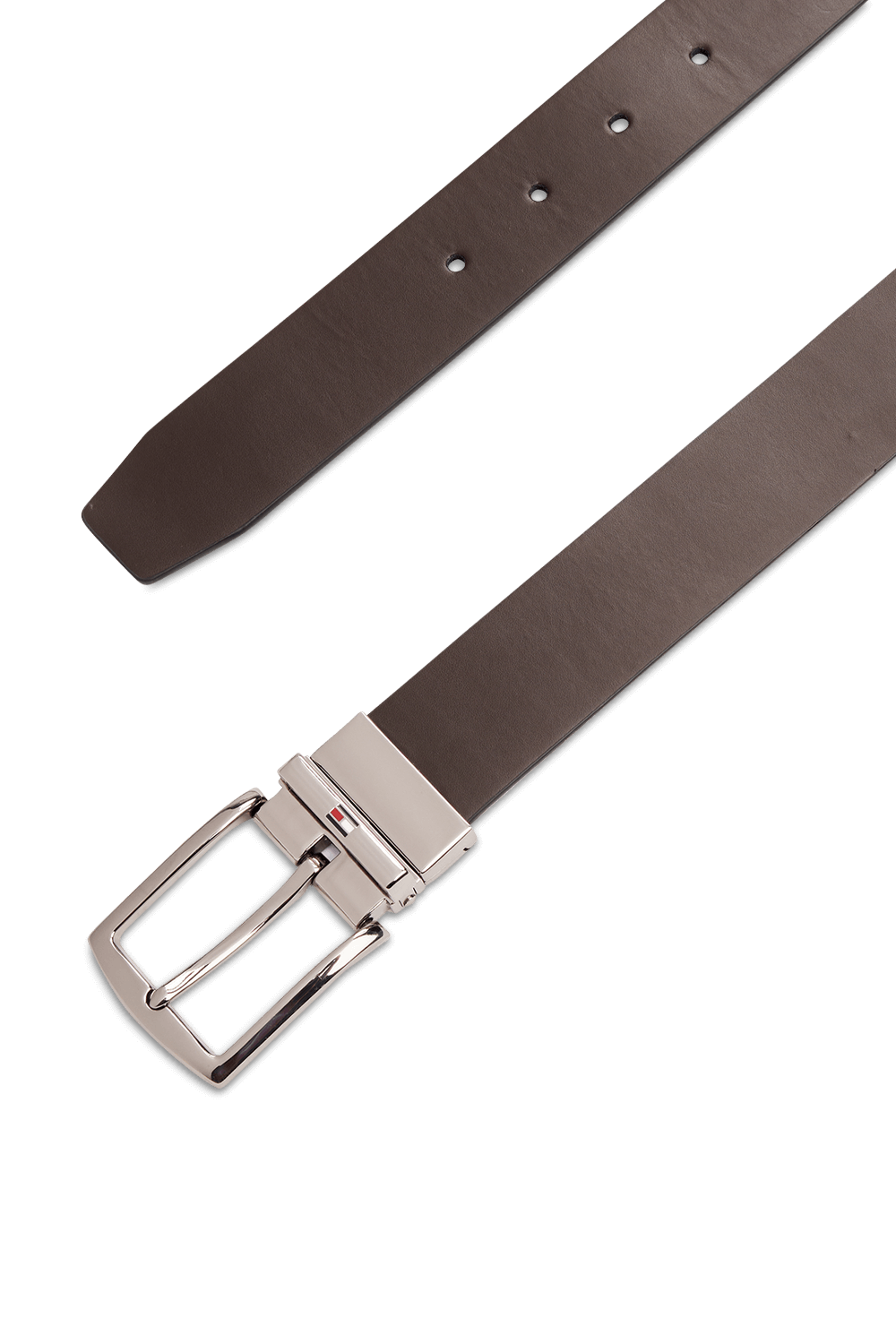 תמונת תקריב של חגורה דו-צדדית