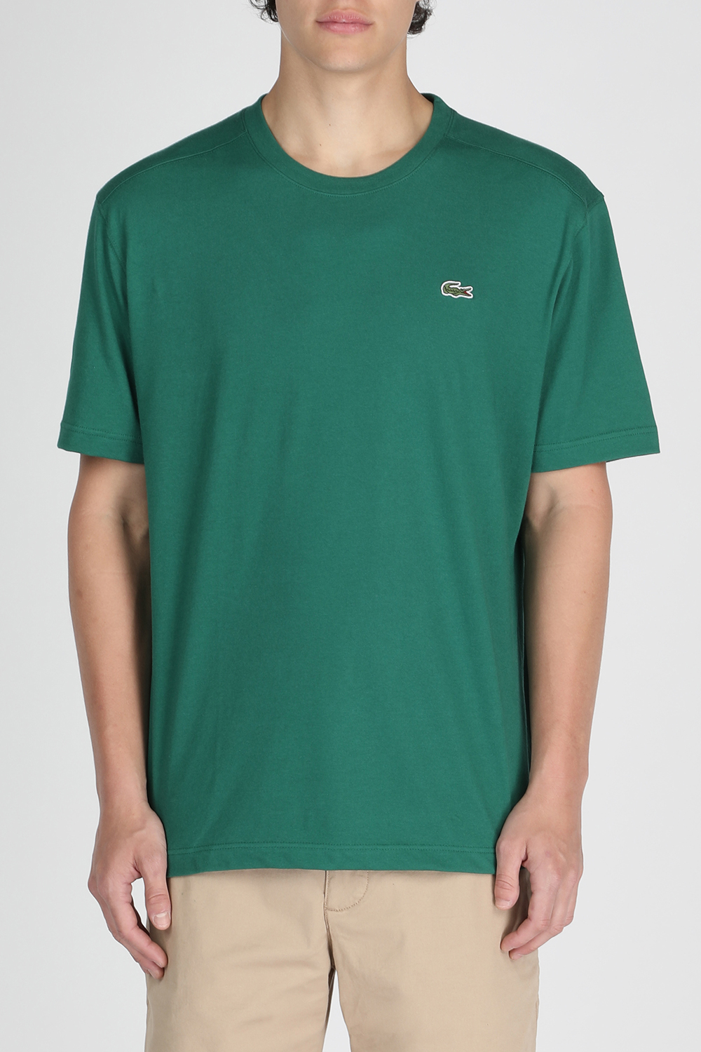 תמונת דוגמן קידמית של Crew Neck T-Shirt in Green