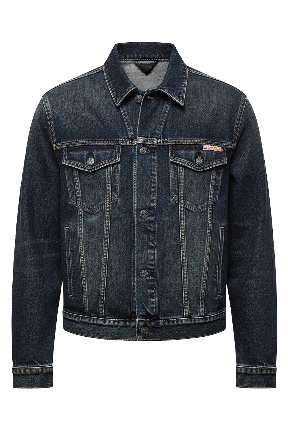 תמונה קידמית של ז'קט ג'ינס