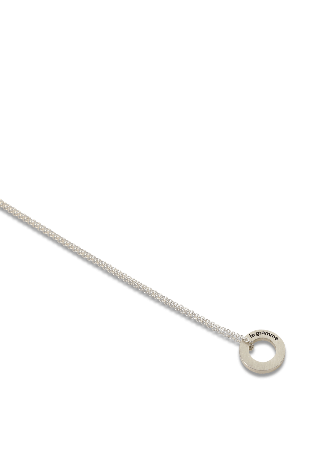 תמונה אחורית של שרשרת עיגול 1.1 גרם מכסף סטרלינג