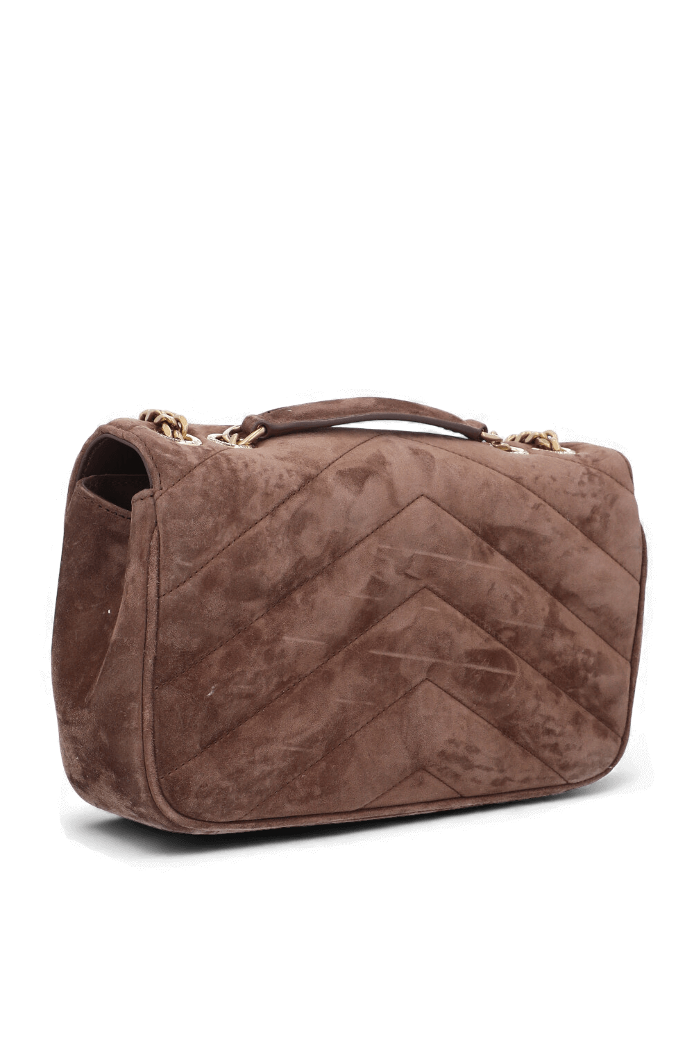 תמונה אחורית של תיק כתף לולו בגודל סמול