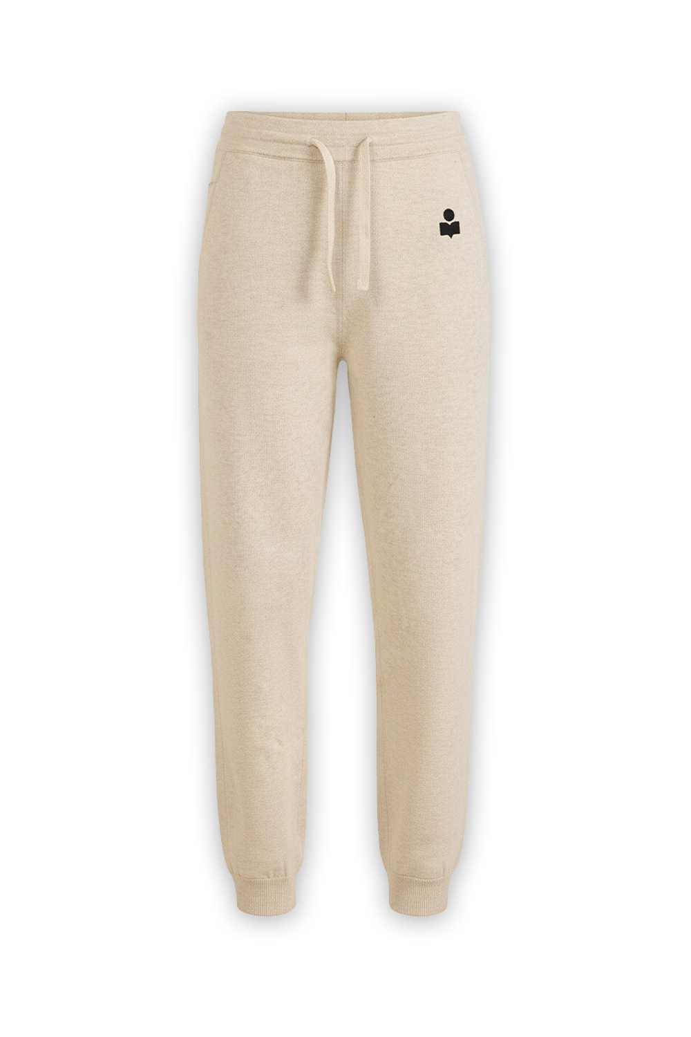 תמונה קידמית של מכנסי ג'וג סרוגים