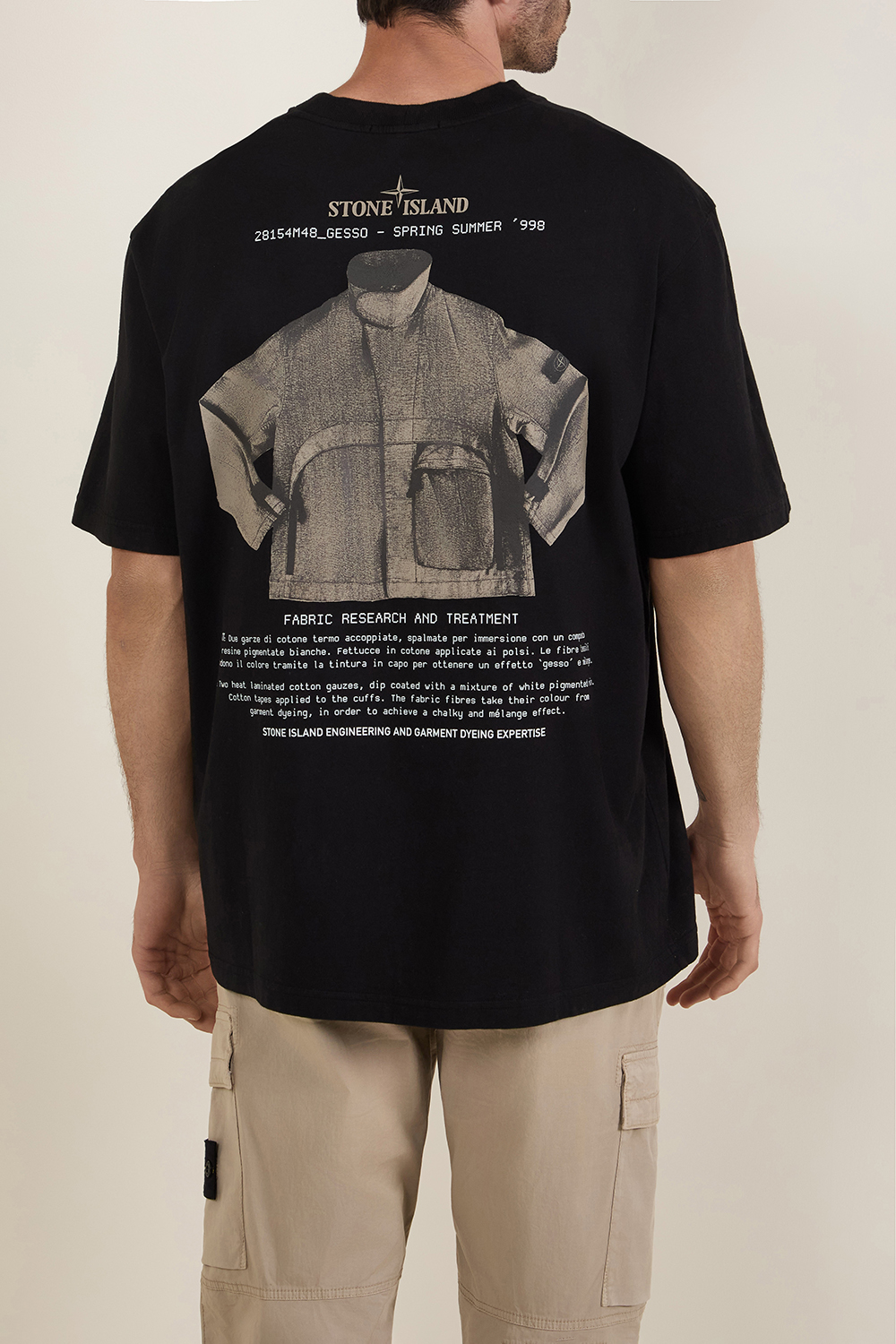 תמונת דוגמן אחורית של חולצת טי מפרוייקט ארקייביו