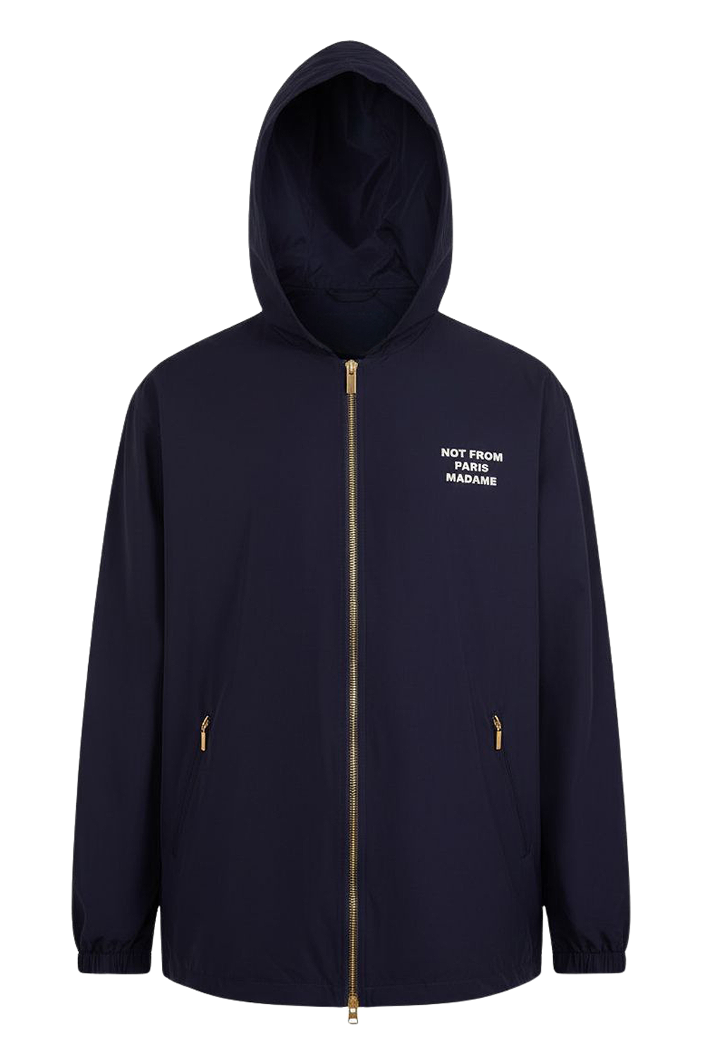 תמונה קידמית של ז'קט ניילון