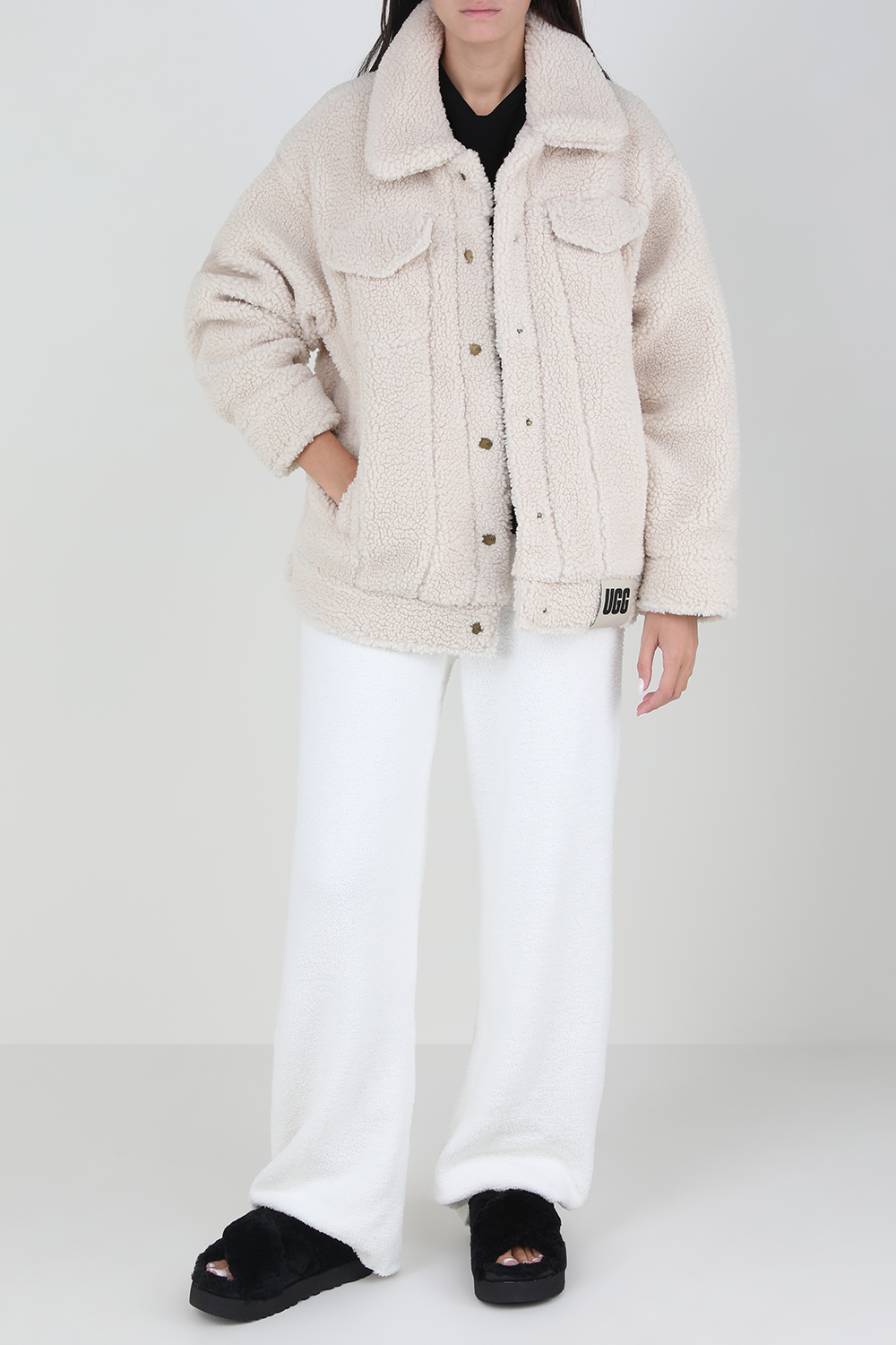 תמונת דוגמן קידמית של סנדלי סליידס פאז שוגר אקולוגיות