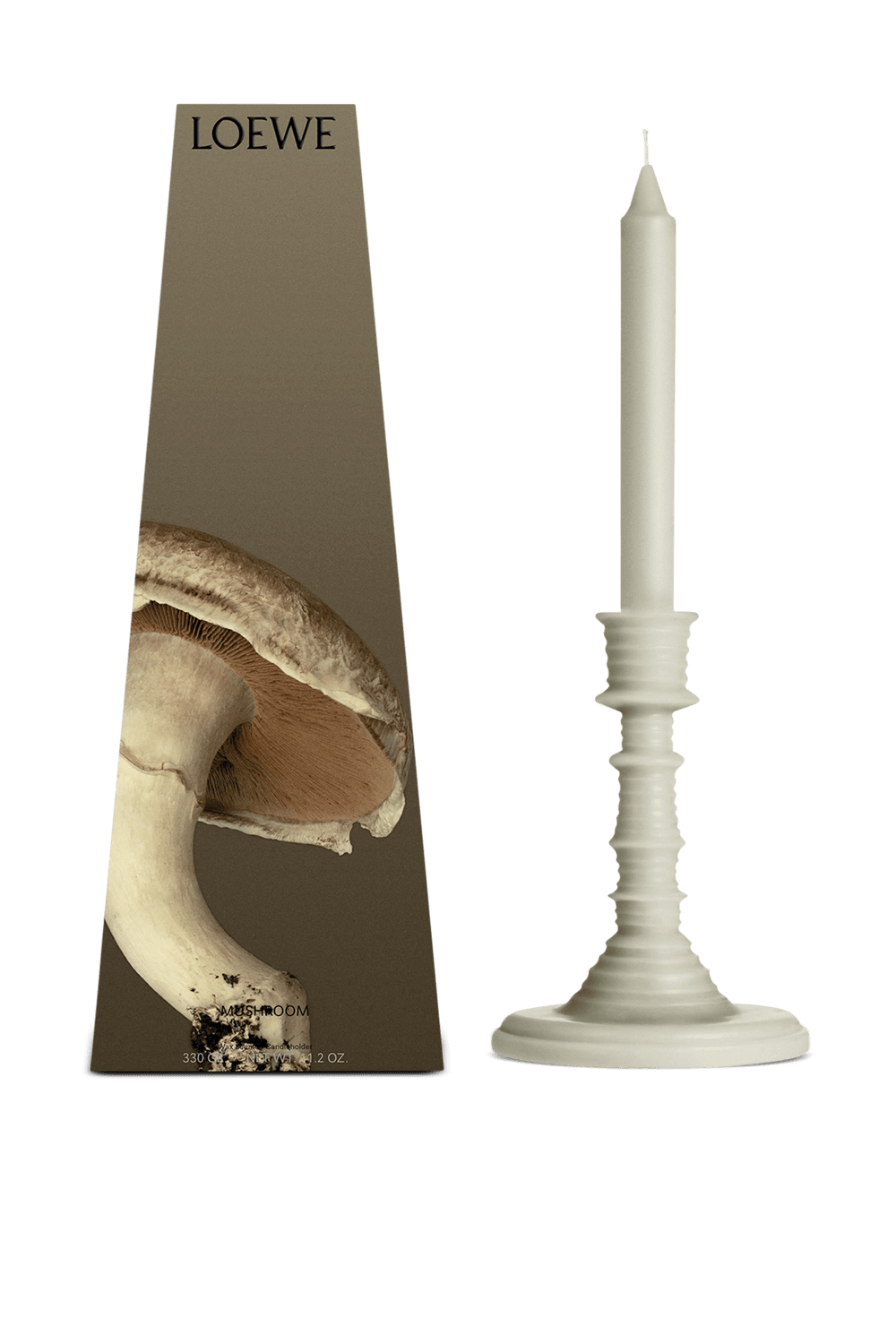 תמונה אחורית של LOEWE Mushroom Wax Candleholder