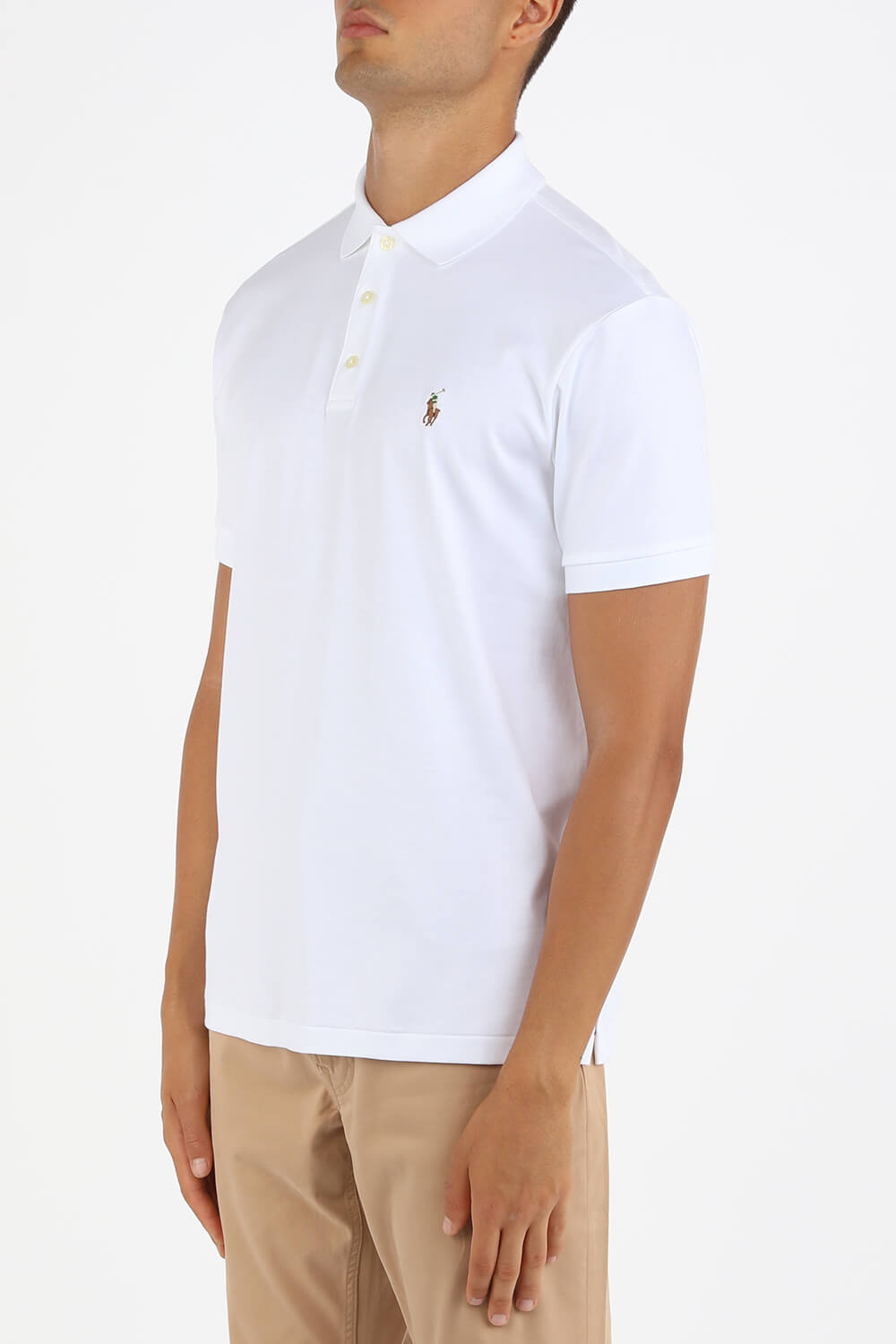 white ralph lauren polo slim fit