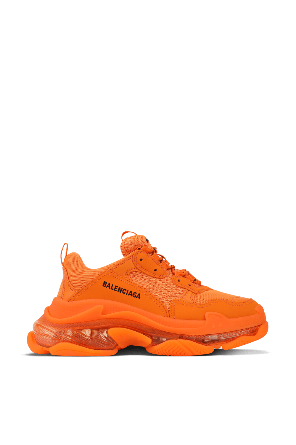 orange triple s balenciaga