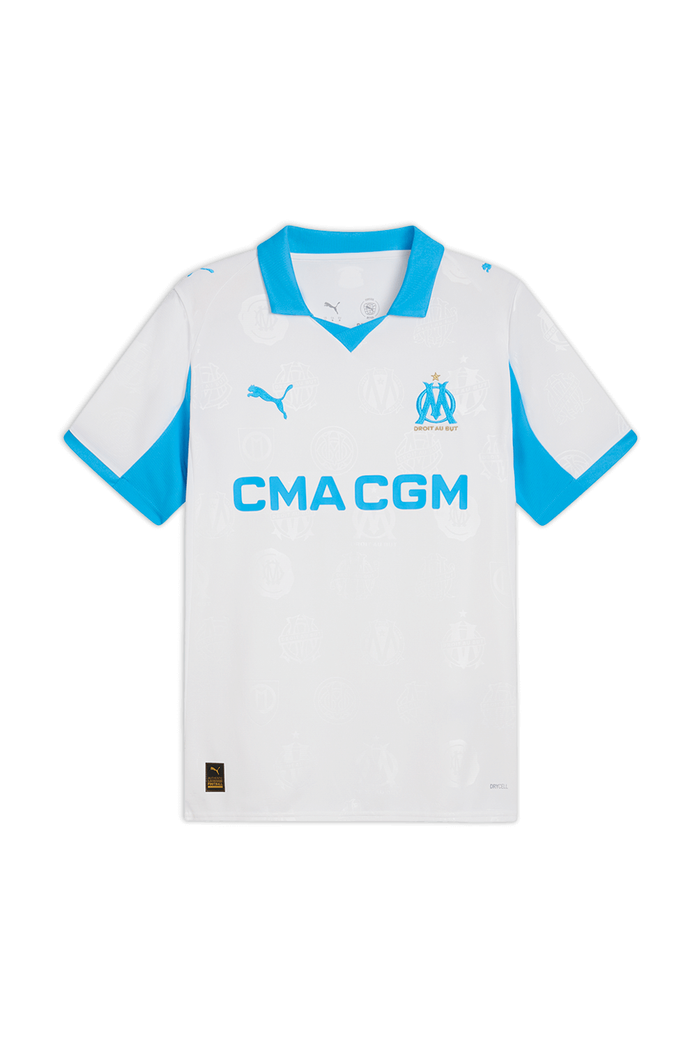 תמונה קידמית של חולצת טי אולימפיק מרסיי 2025-26