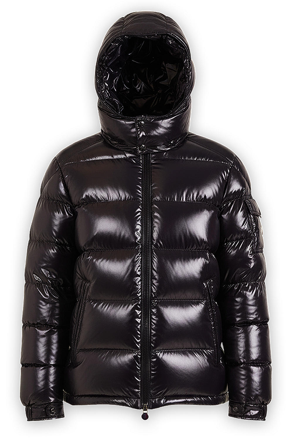 תמונה קידמית של מעיל פוך קצר