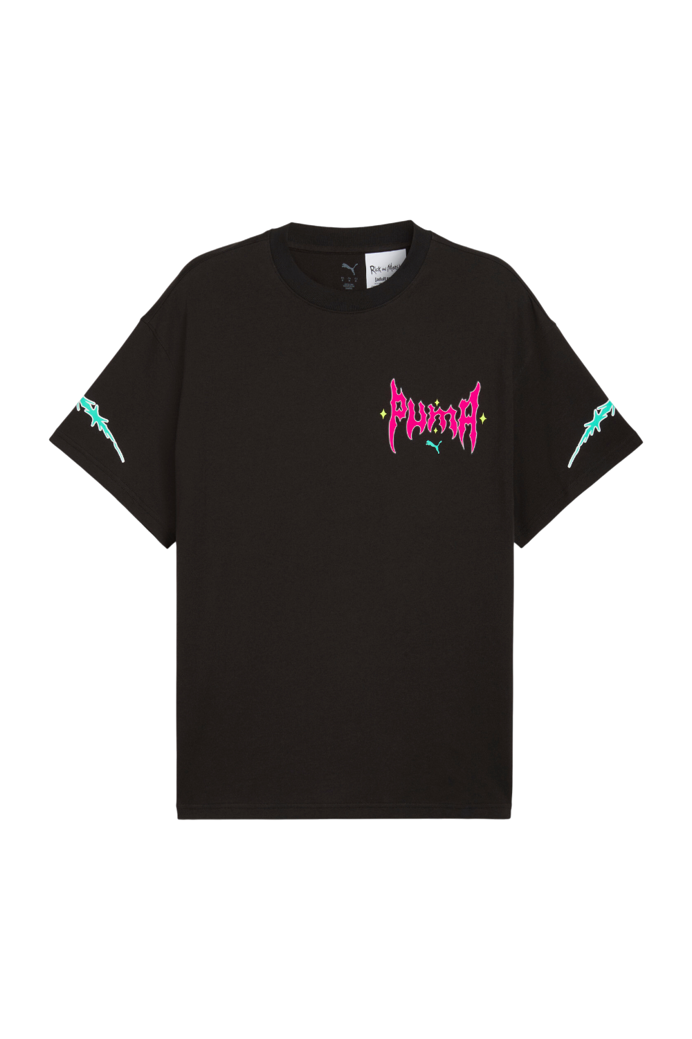 תמונה קידמית של פומה X מלו ריק אנד מורטי חולצת טי