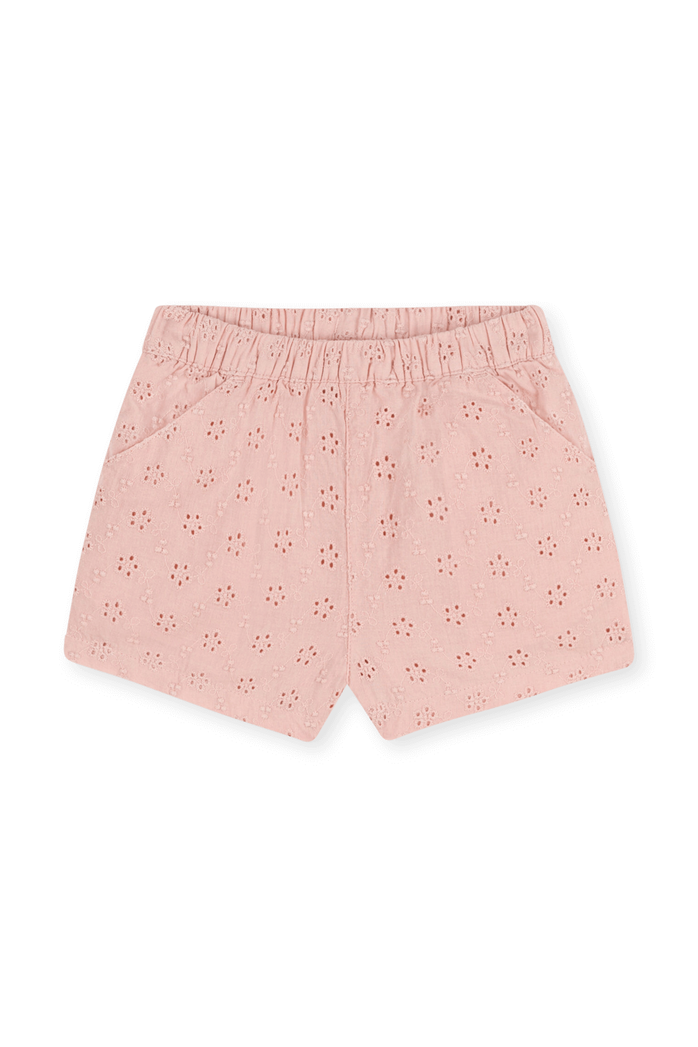 תמונה קידמית של מכנסיים קצרים עם רקמה