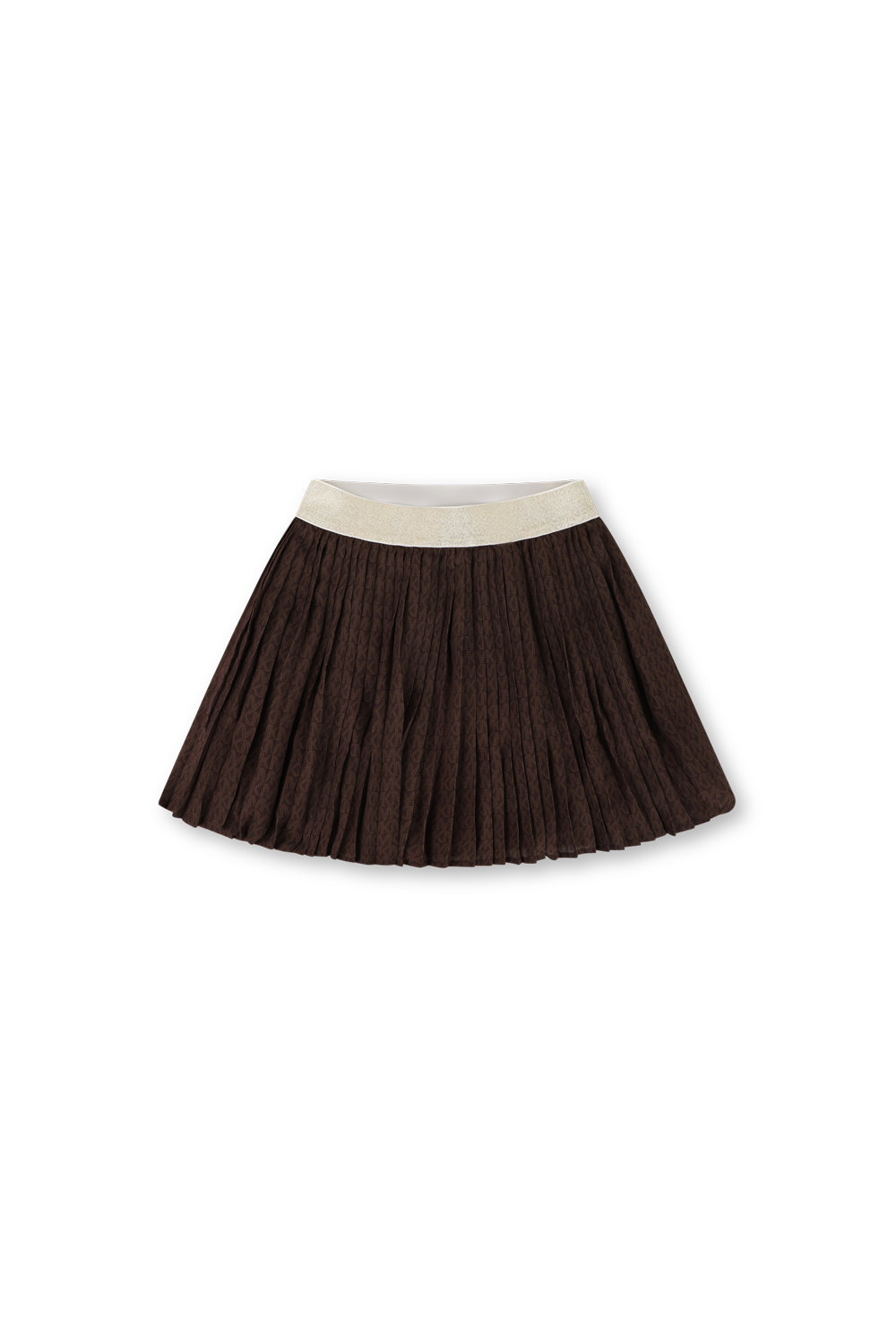 תמונה קידמית של גילאי 6-12 חצאית מיני מונוגרמית