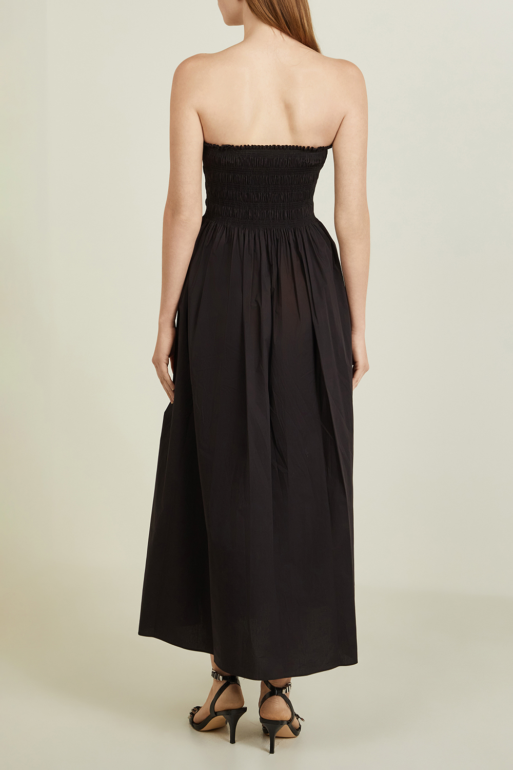 תמונת דוגמן אחורית של שמלת מקסי