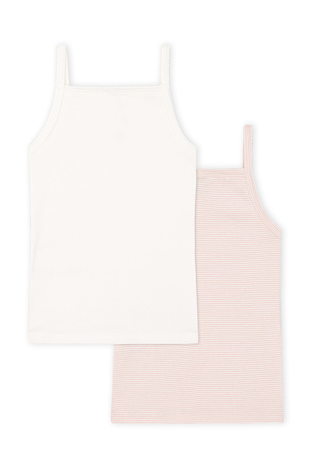 תמונה אחורית של מארז שתי גופיות כותנה - גילאי 2-8