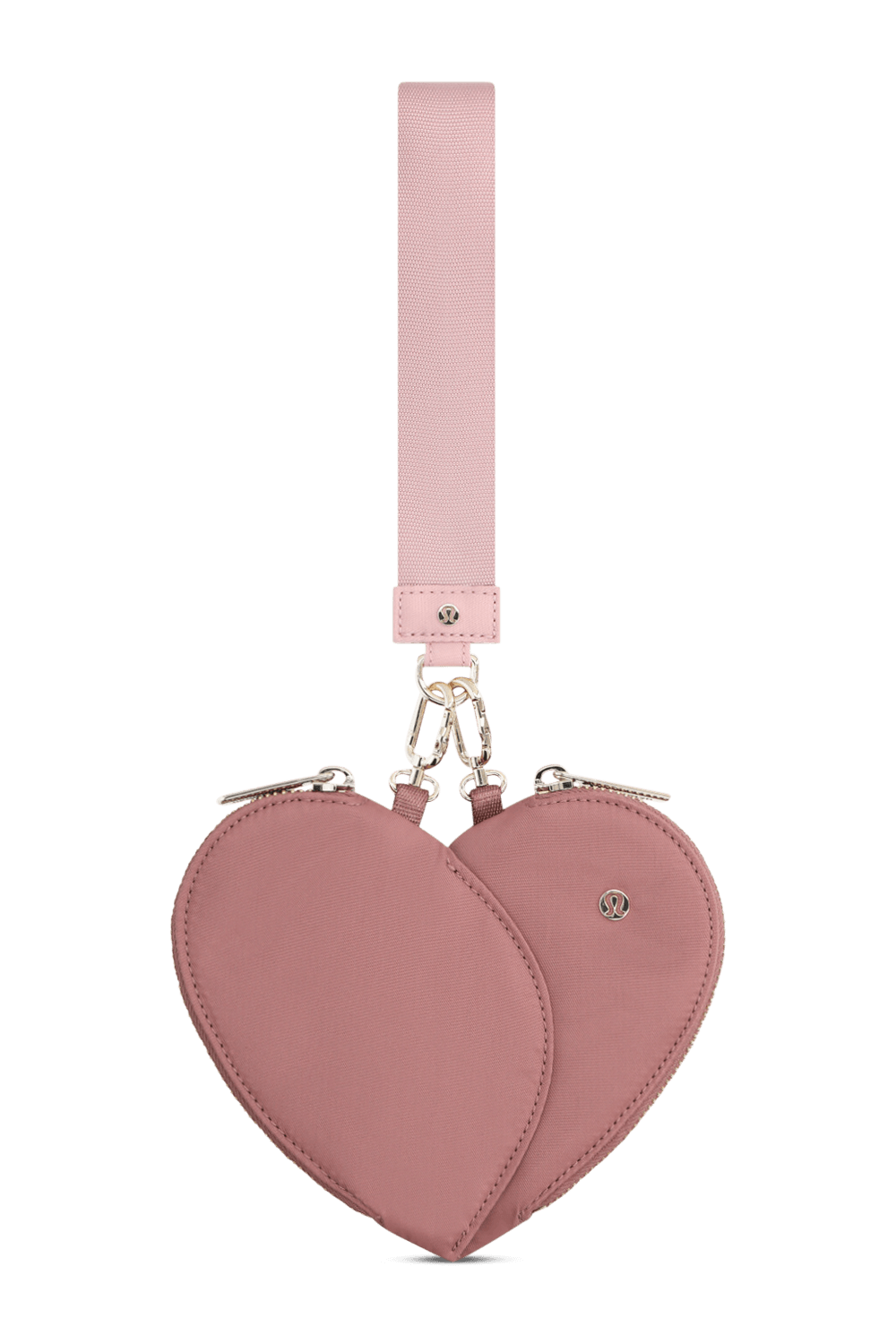 תמונה אחורית של Dual Pouch Wristlet Heart