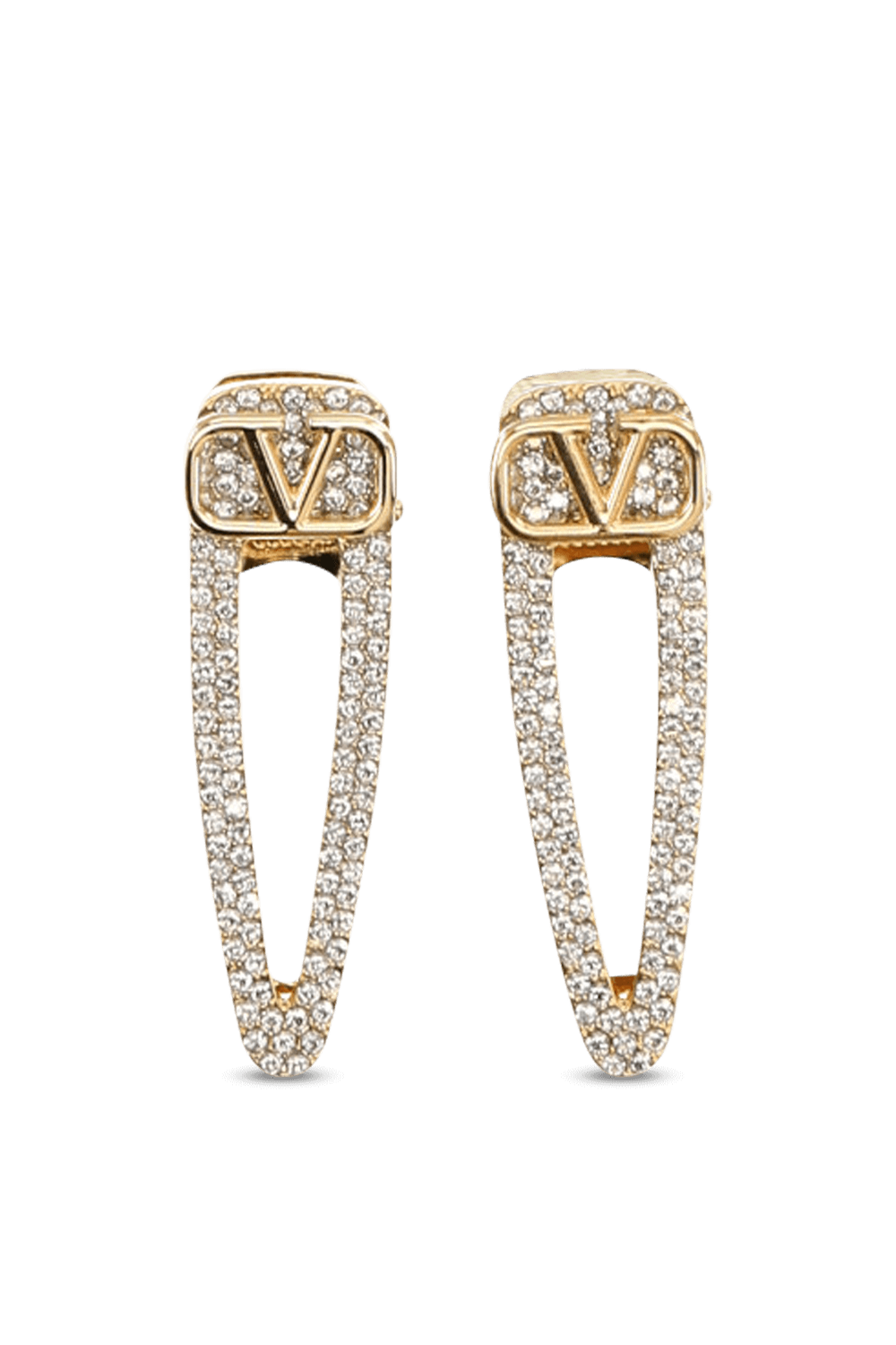 תמונה קידמית של זוג סיכות שיער סברובסקי