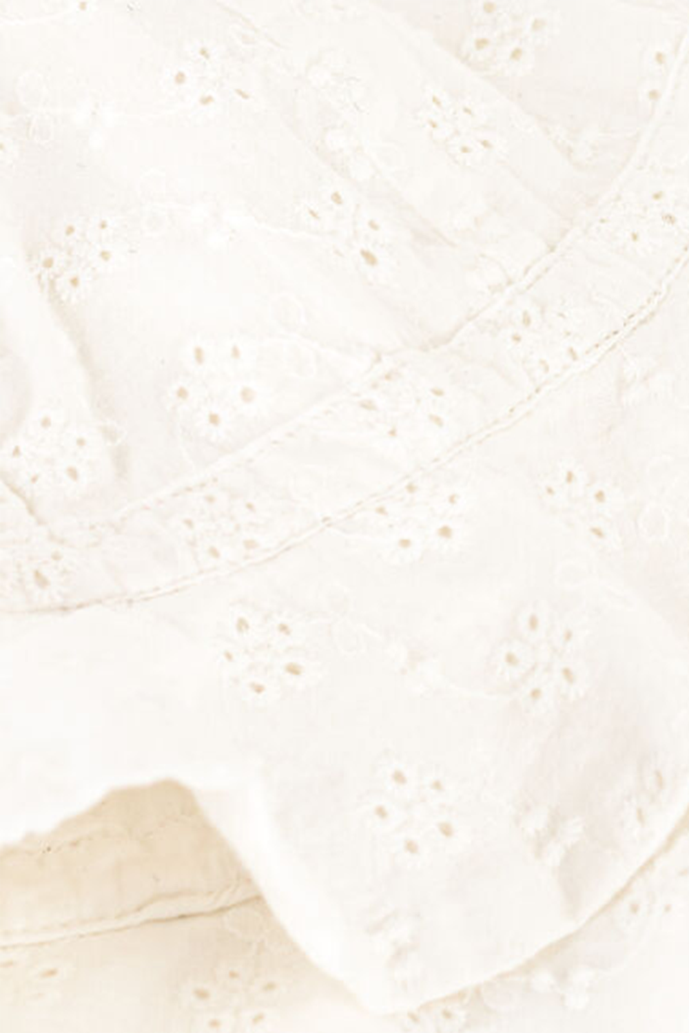 תמונה אחורית של כובע באקט תחרה - גילאי 3-24 חודשים